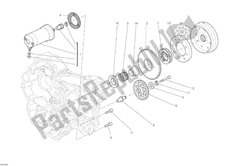 Todas as partes de Motor De Arranque do Ducati Monster 795 EU Thailand 2012